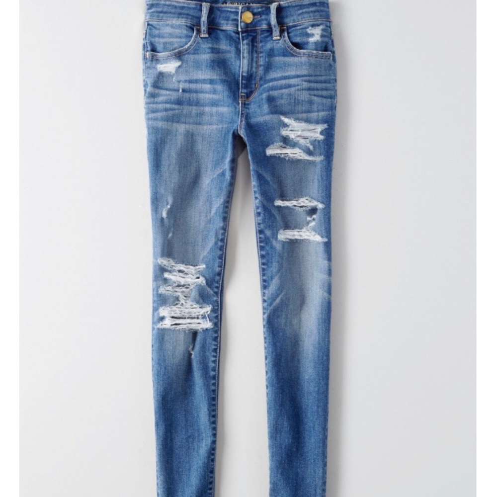 👖 AE DENIM X HIGH-WAISTED JEGGING 👖